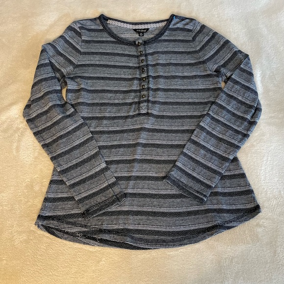 Lucky Brand Soft Ikat Henley - Size XL - Picture 5 of 10